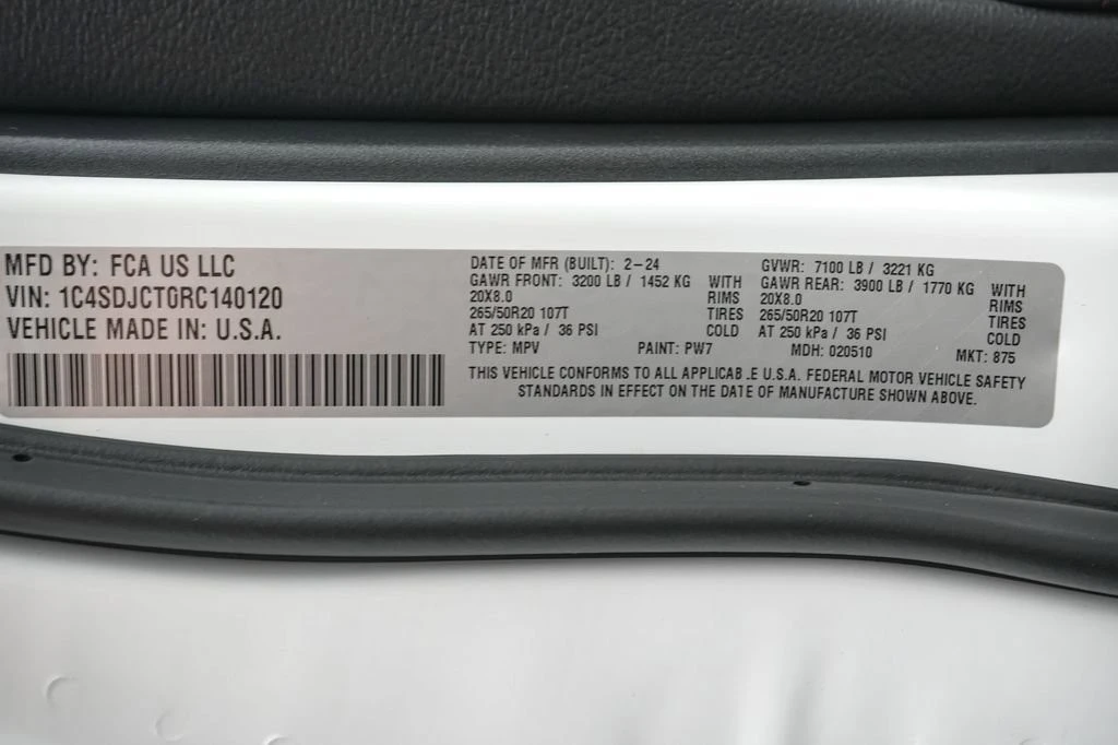 2024 Dodge Durango 3rd Gen - Image 30 of 30