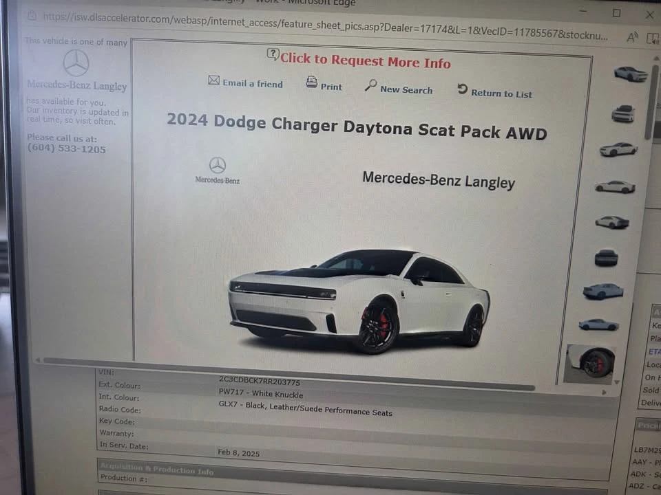 2024 Dodge Charger 8th Gen - Image 4 of 4