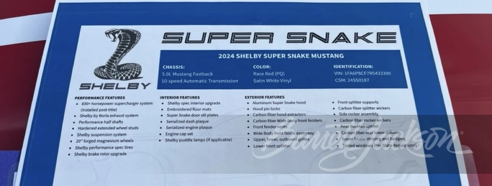 2024 Ford Shelby Mustang - Image 21 of 28