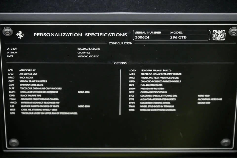 2024 Ferrari 296 GTB - Image 19 of 20