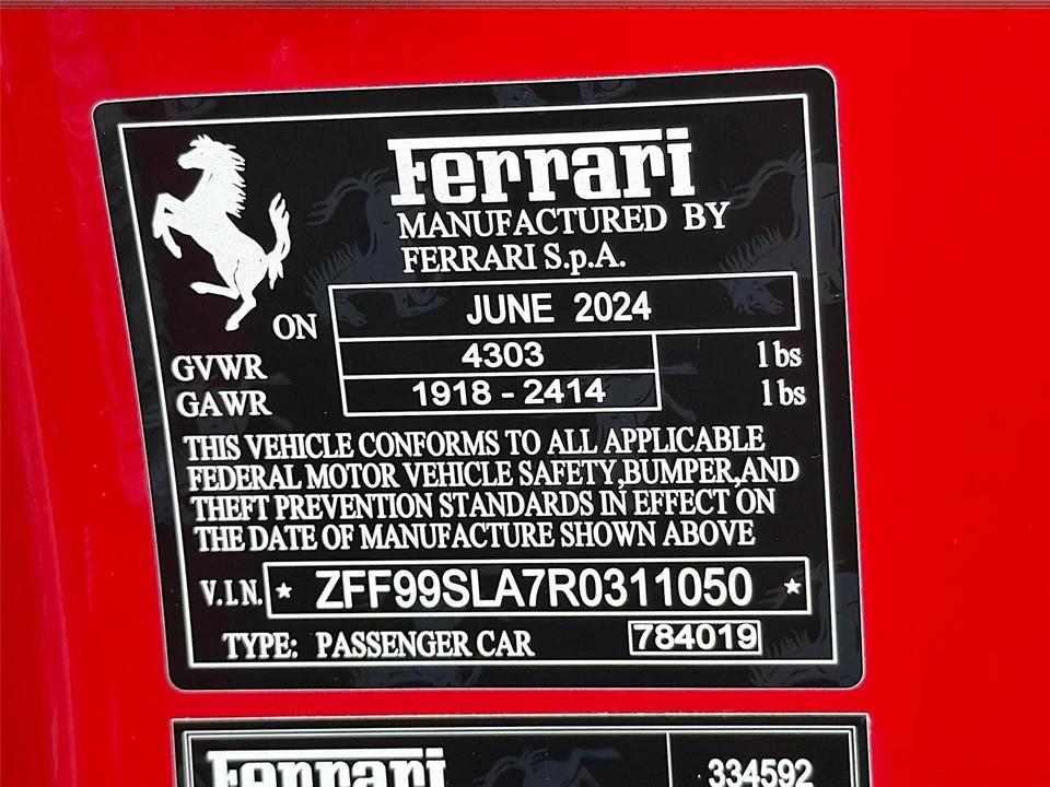 2024 Ferrari 296 - Image 28 of 28