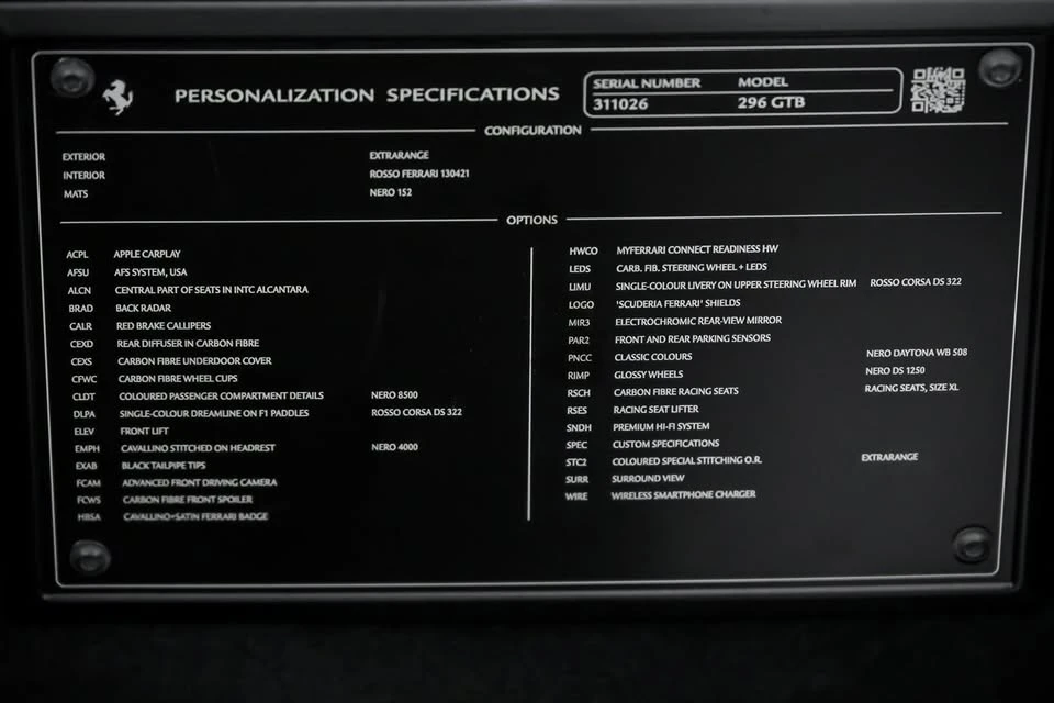 2024 Ferrari 296 GTB - Image 19 of 20