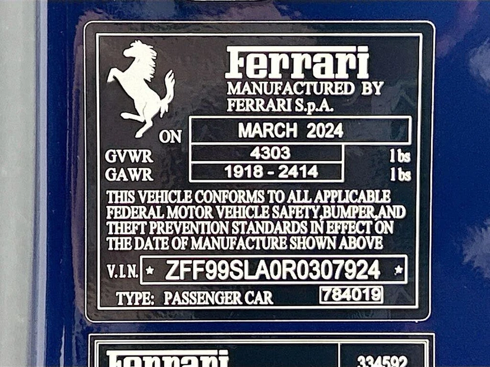 2024 Ferrari 296 GTB - Image 30 of 31