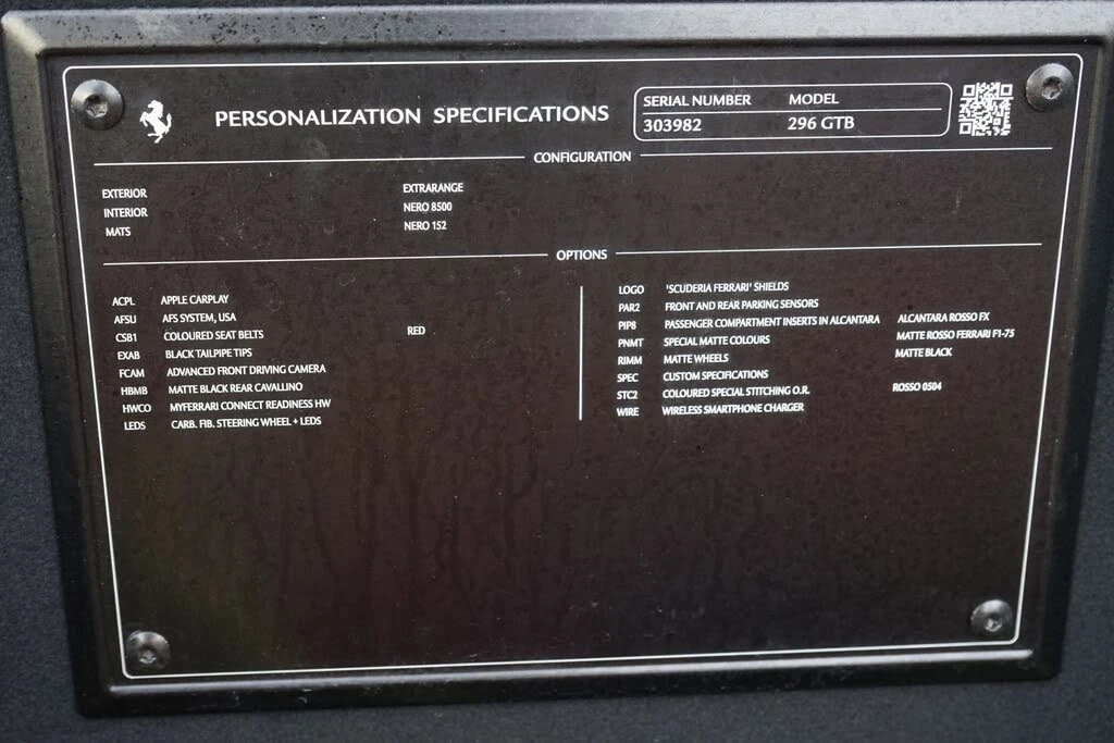 2024 Ferrari 296 GTB - Image 21 of 22