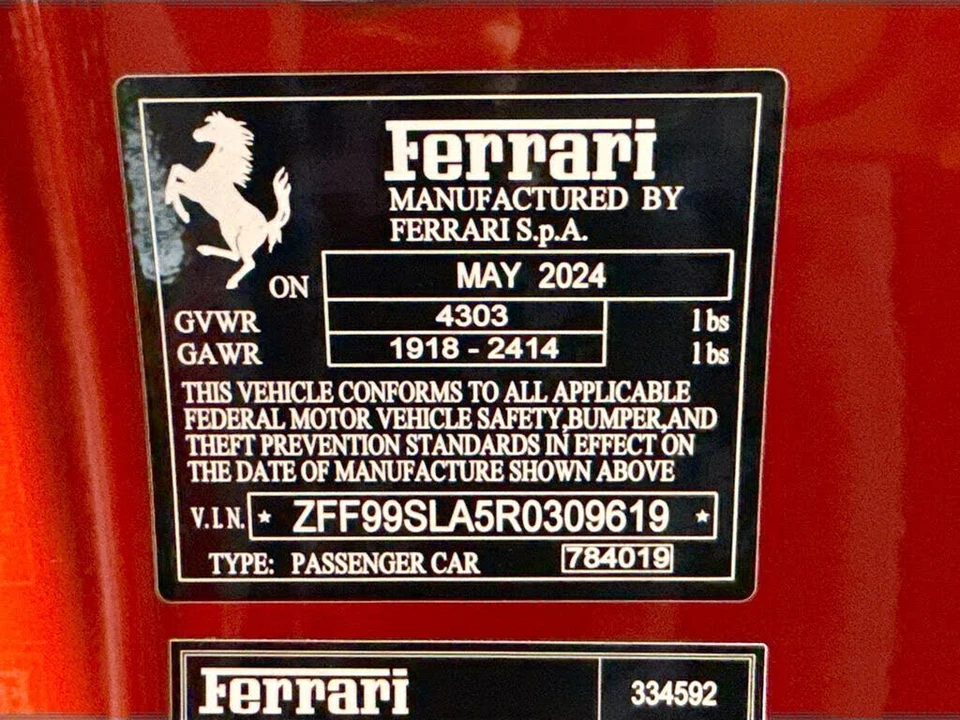 2024 Ferrari 296 GTB - Image 26 of 26