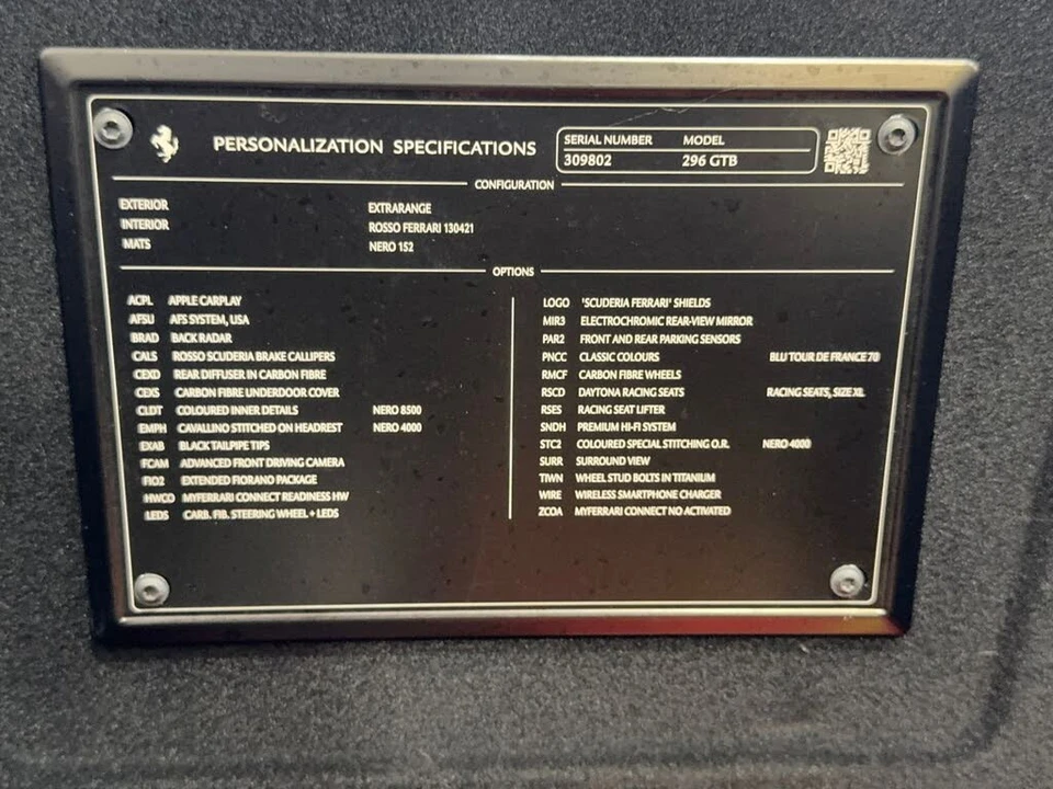 2024 Ferrari 296 GTB - Image 24 of 25