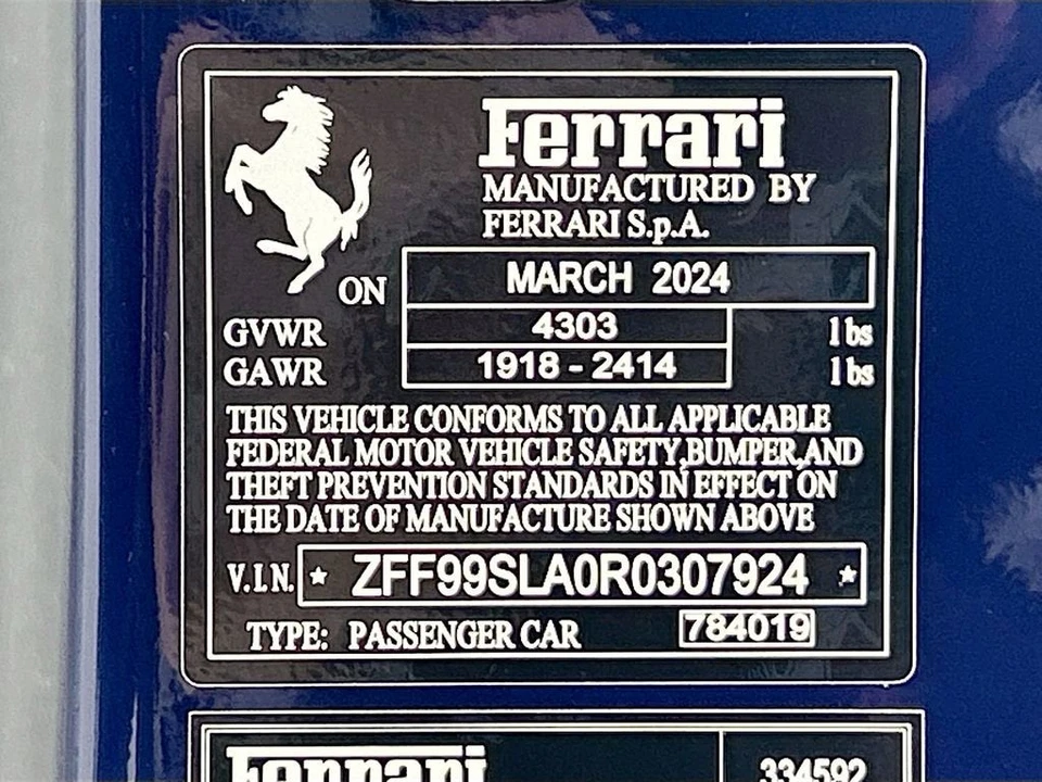 2024 Ferrari 296 GTB - Image 30 of 31