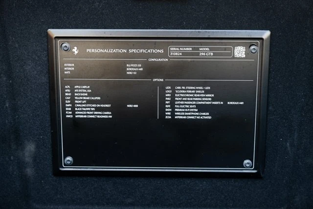 2024 Ferrari 296 GTB - Image 12 of 31