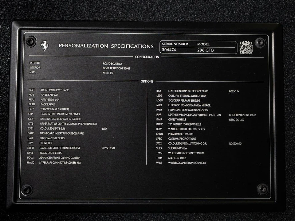 2024 Ferrari 296 GTB - Image 31 of 31