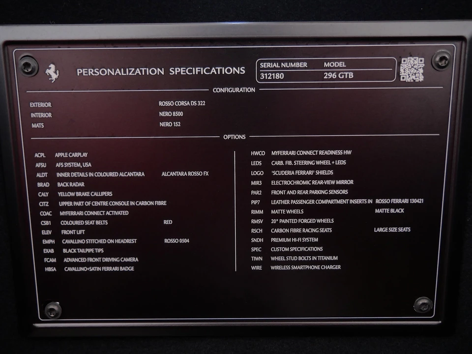 2024 Ferrari 296 GTB - Image 29 of 31
