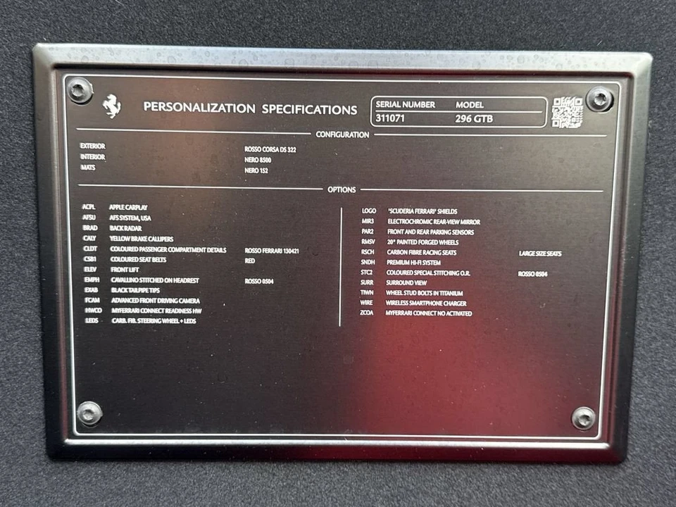 2024 Ferrari 296 GTB - Image 25 of 31