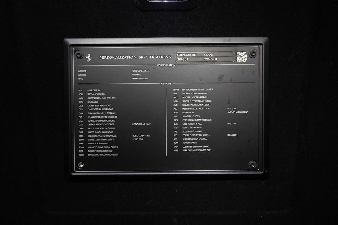 2024 Ferrari 296 GTB - Image 20 of 31