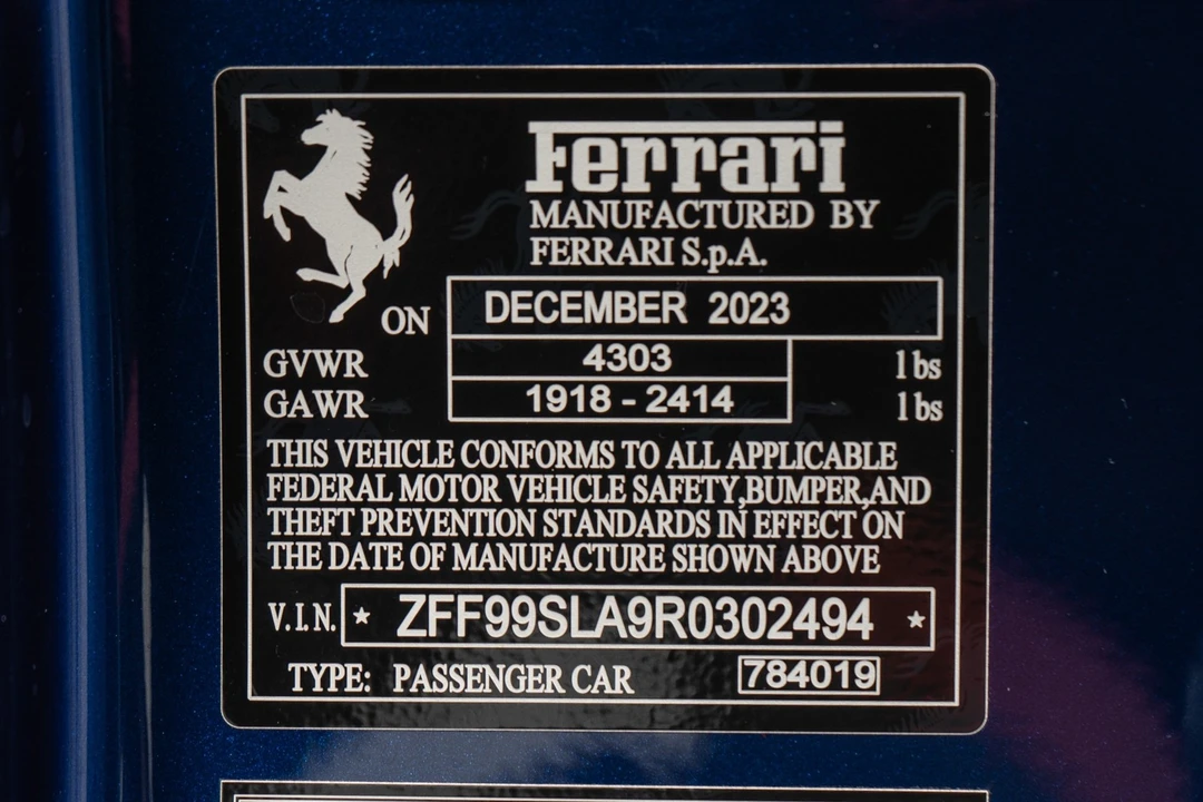 2024 Ferrari 296 GTB - Image 20 of 21