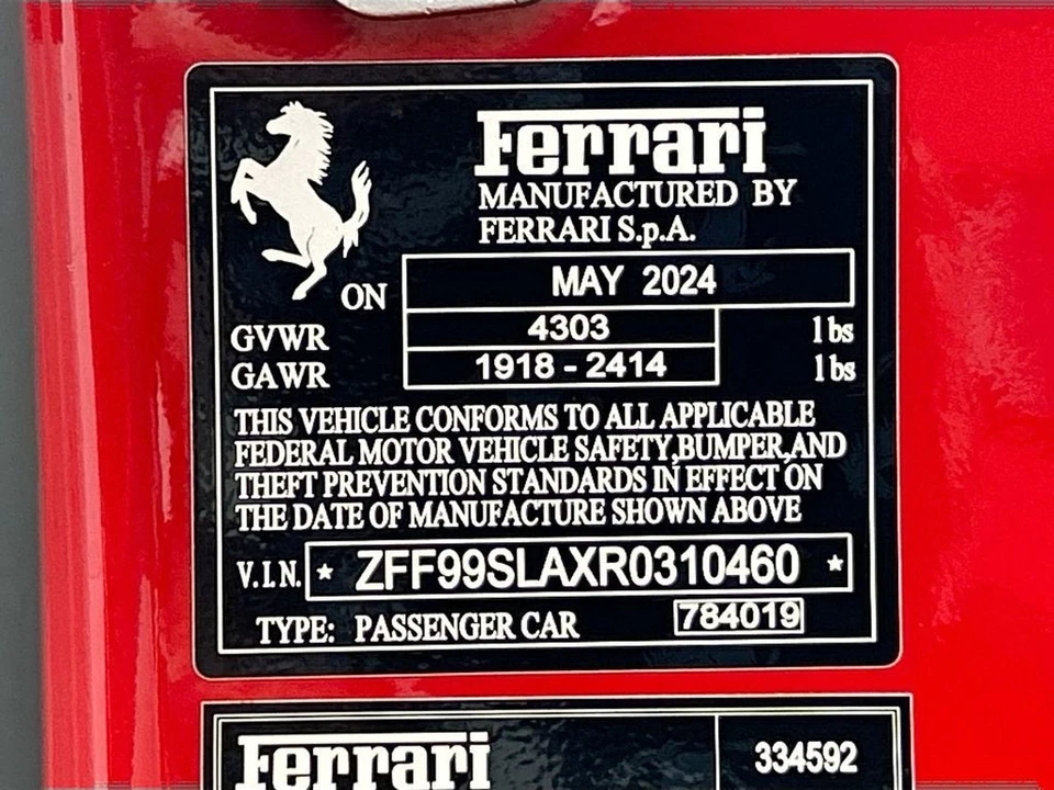 2024 Ferrari 296 GTB - Image 31 of 31