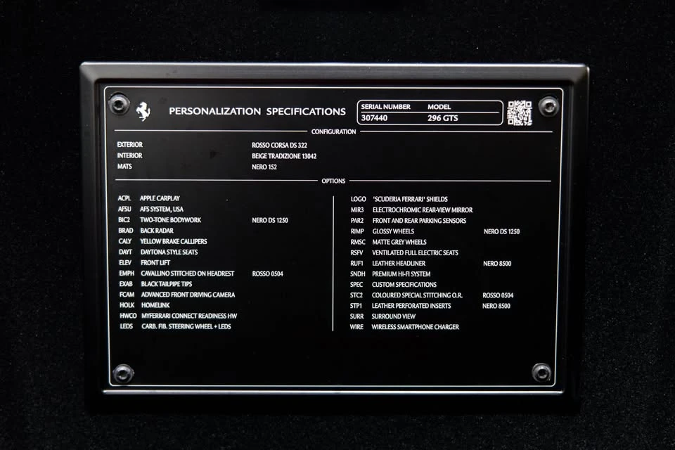 2024 Ferrari 296 GTS - Image 18 of 20