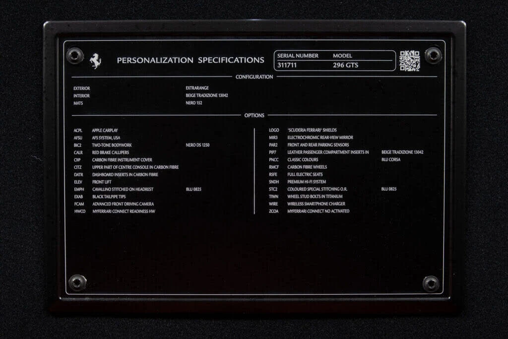2024 Ferrari 296 GTS - Image 25 of 31