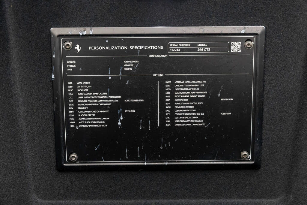 2024 Ferrari 296 GTS - Image 27 of 31