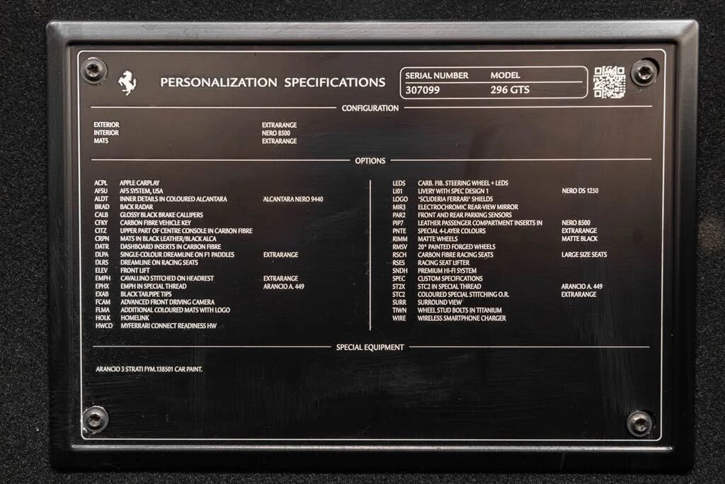 2024 Ferrari 296 GTS - Image 25 of 31