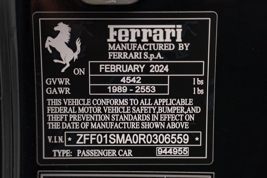 2024 Ferrari 296 GTS - Image 23 of 23
