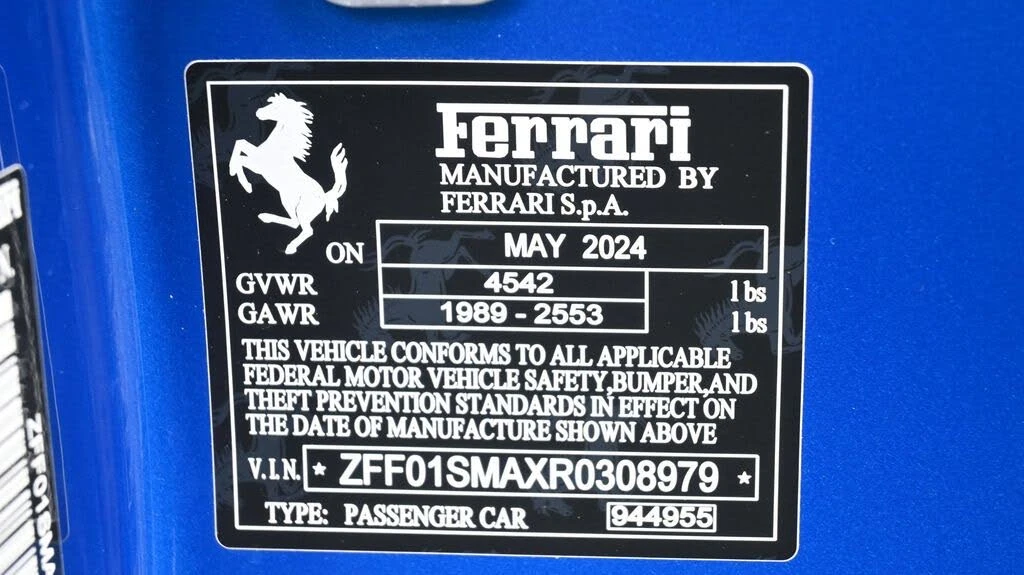2024 Ferrari 296 GTS - Image 26 of 26