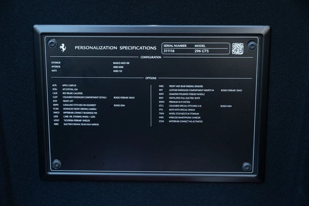 2024 Ferrari 296 GTS - Image 14 of 21