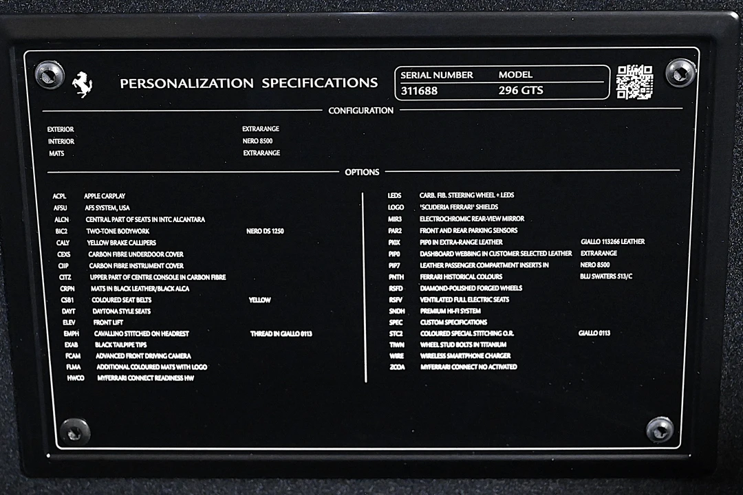 2024 Ferrari 296 GTS - Image 28 of 31