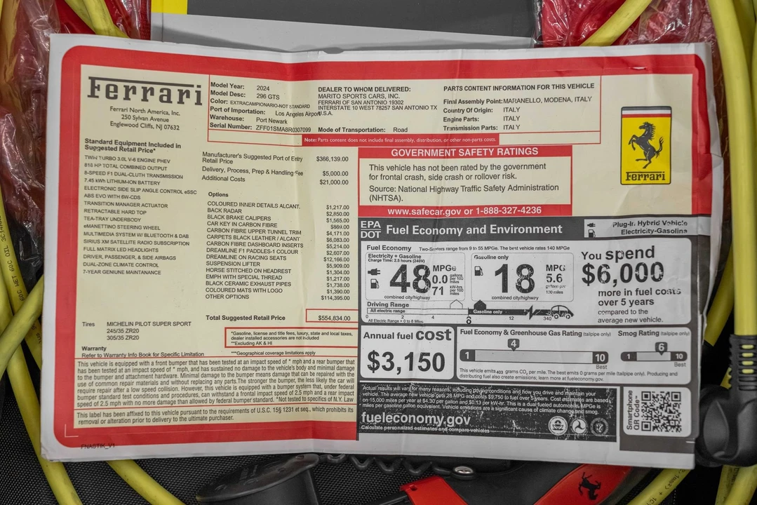 2024 Ferrari 296 GTS - Image 27 of 31