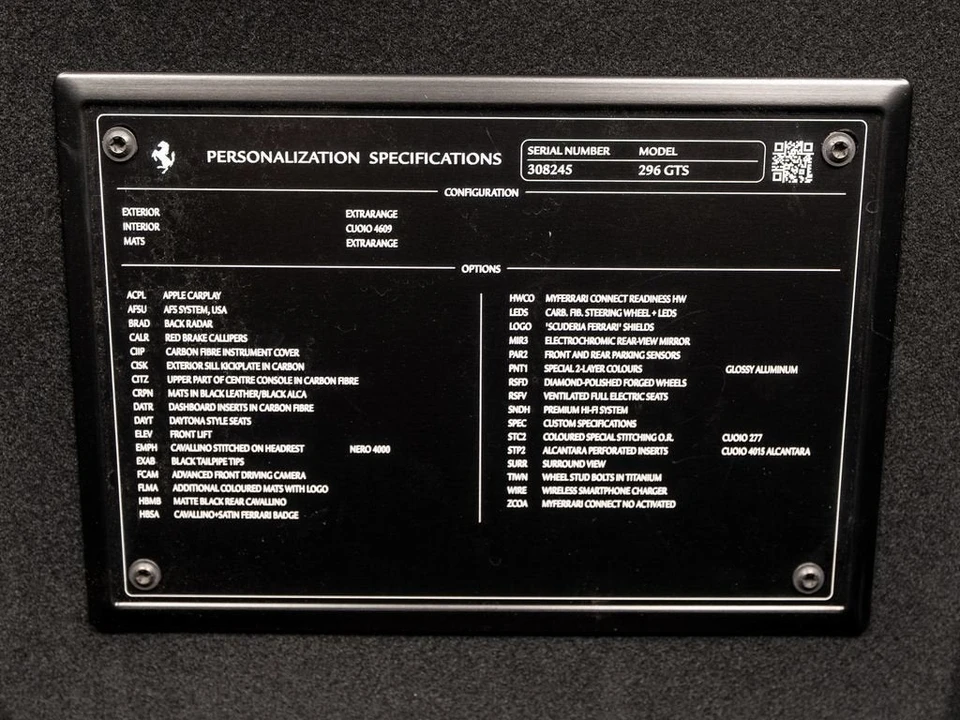 2024 Ferrari 296 GTS - Image 28 of 31