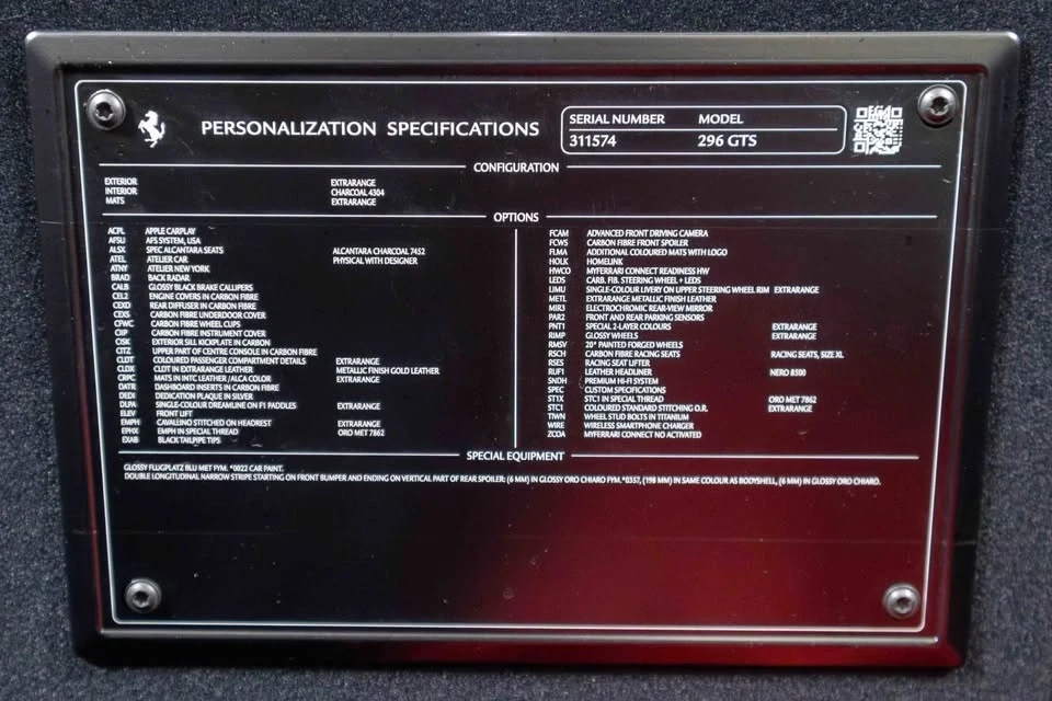 2024 Ferrari 296 GTS - Image 10 of 20