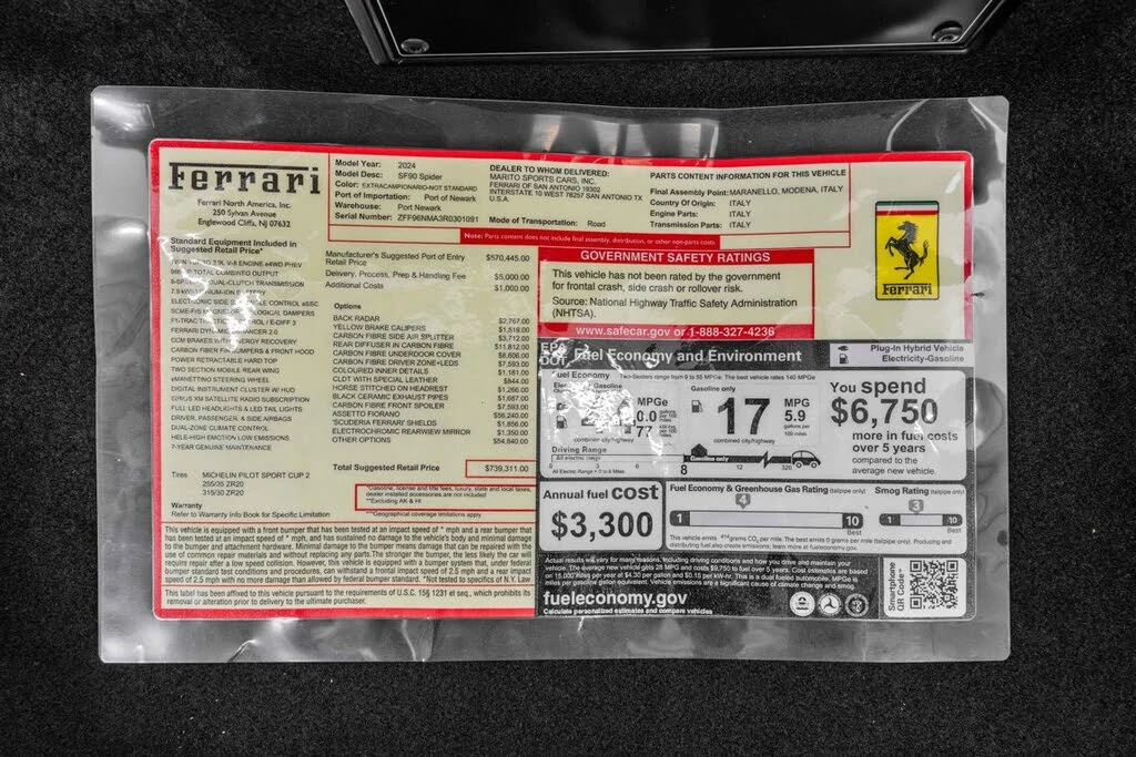 2024 Ferrari SF90 Spider - Image 29 of 31
