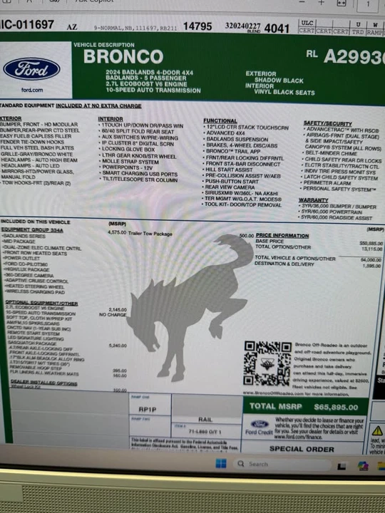2024 Ford Bronco Sport - Image 6 of 6