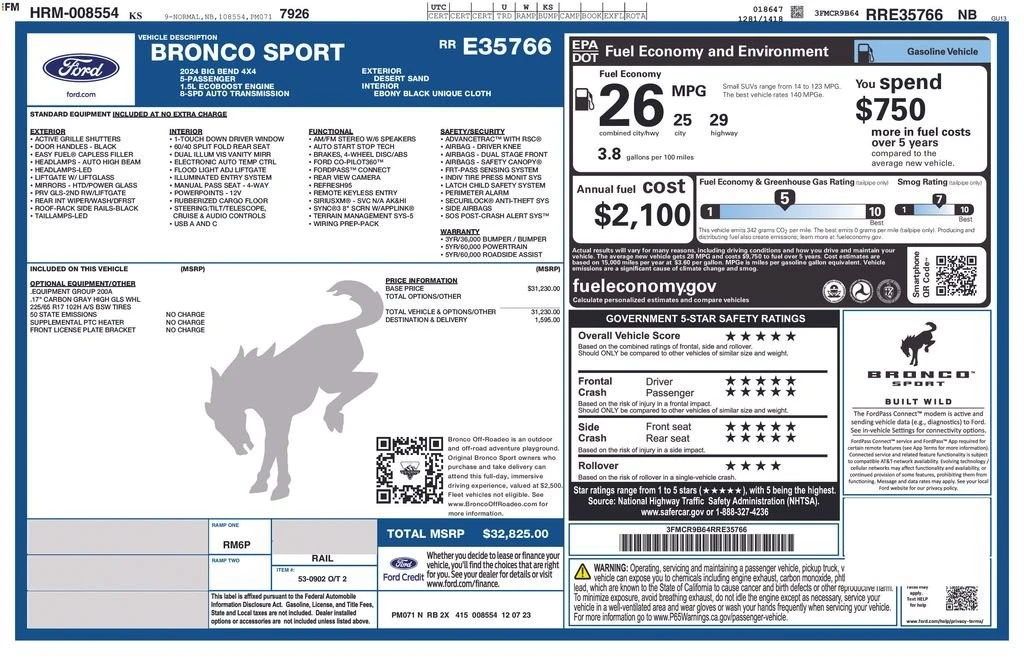 2024 Ford Bronco 6th Gen - Image 27 of 27