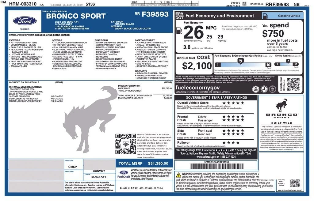 2024 Ford Bronco 6th Gen - Image 26 of 26