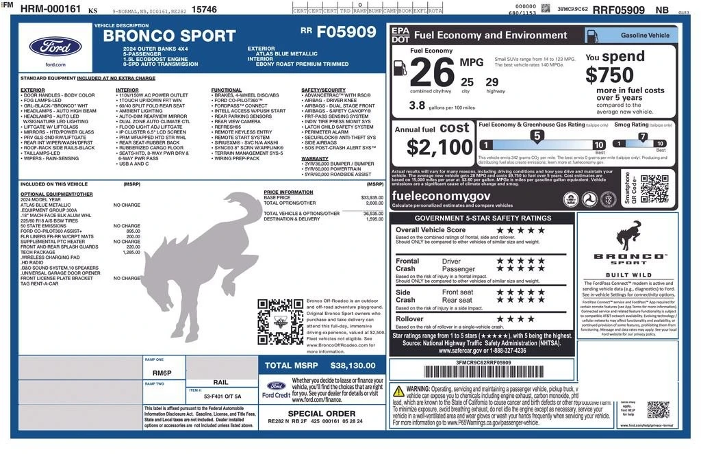 2024 Ford Bronco 6th Gen - Image 30 of 30