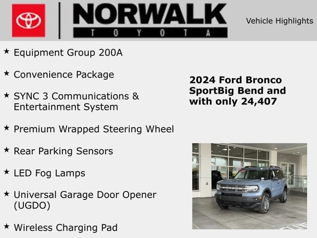 2024 Ford Bronco Sport - Image 10 of 31