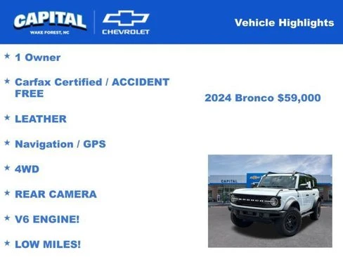 2024 Ford Bronco 6th Gen - Image 4 of 11