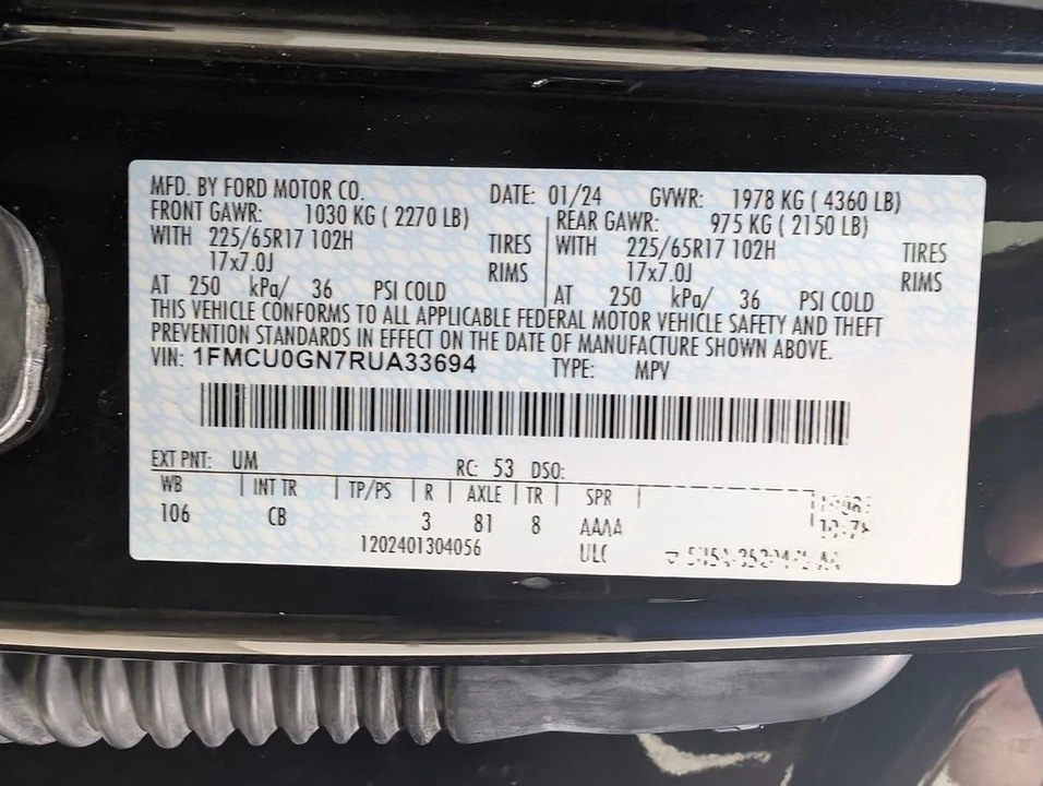 2024 Ford Escape - Image 11 of 13