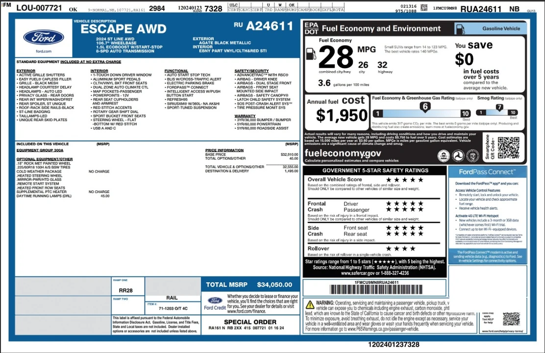 2024 Ford Escape - Image 4 of 21
