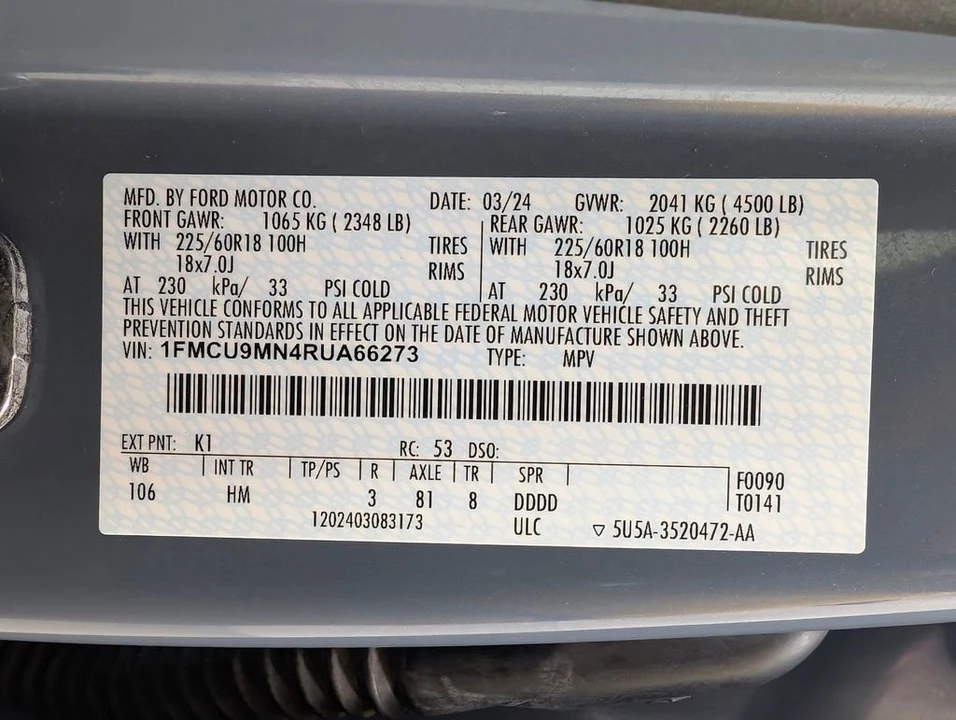 2024 Ford Escape - Image 10 of 12