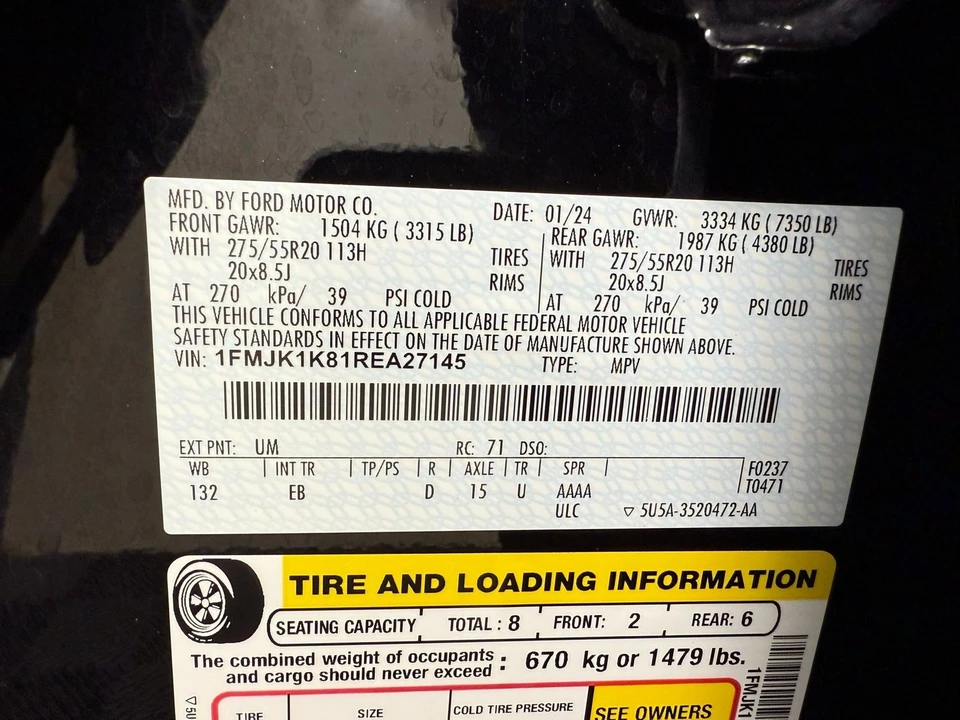 2024 Ford Expedition 4th Gen - Image 16 of 21