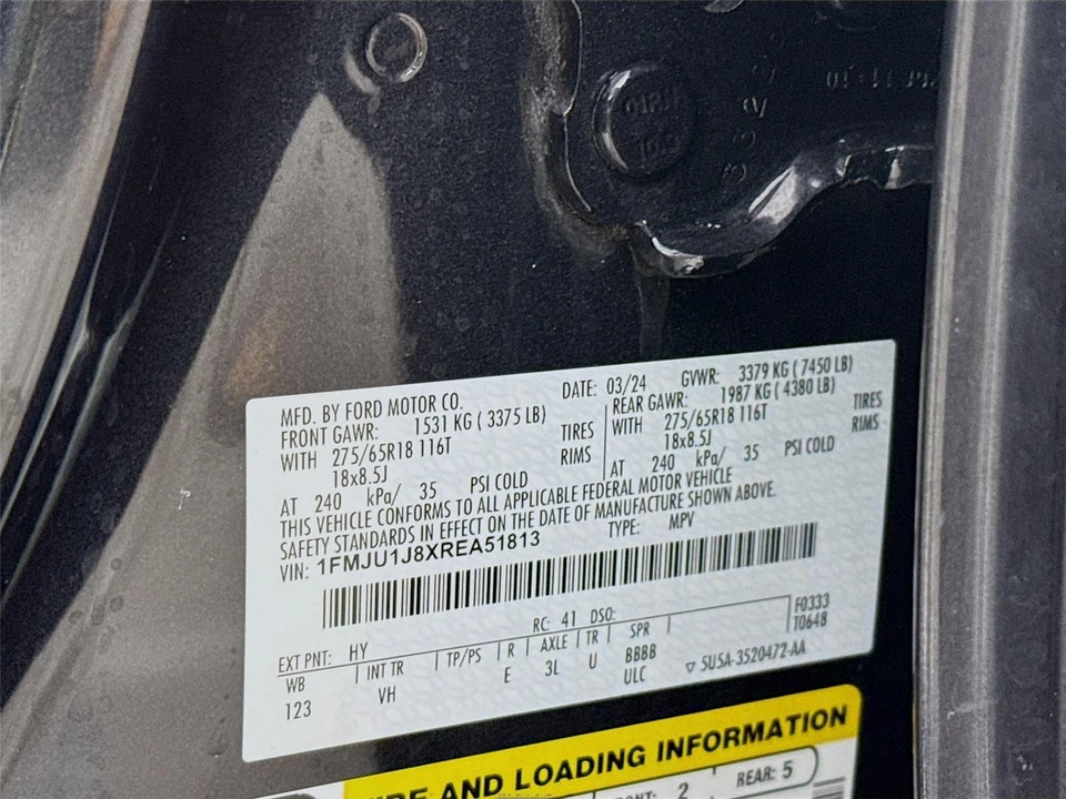 2024 Ford Expedition 5th Gen - Image 14 of 14