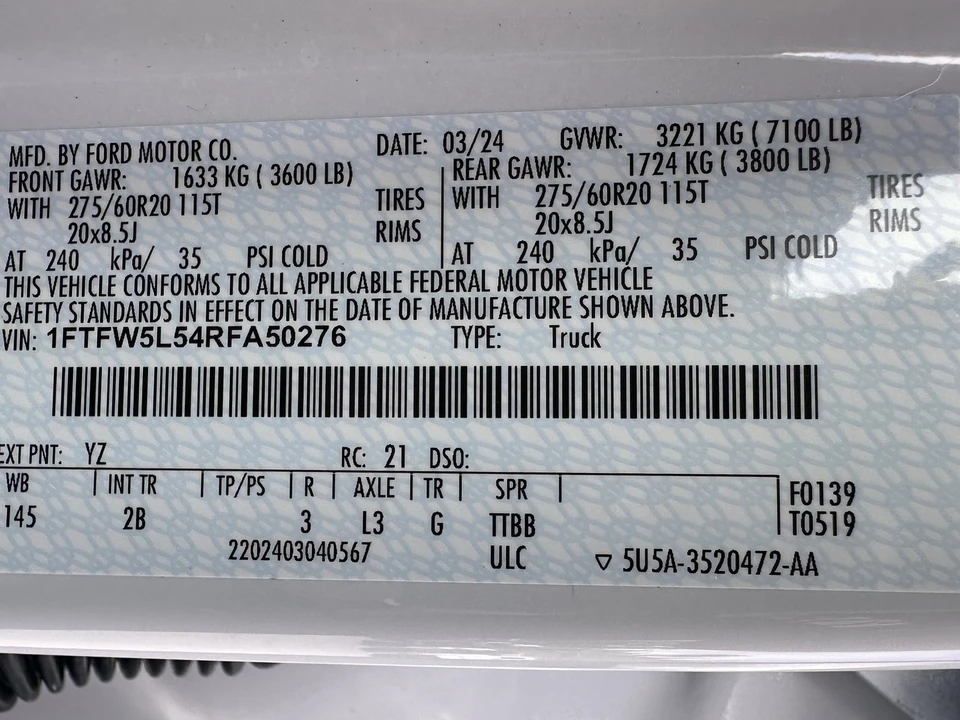 2024 Ford F-150 14th Gen - Image 31 of 31