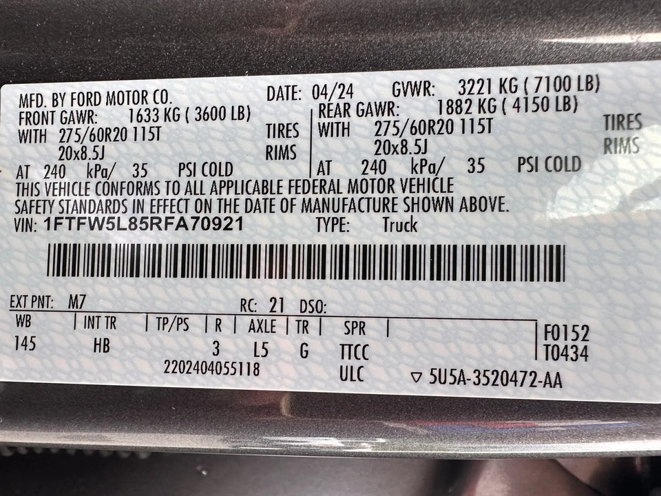 2024 Ford F-150 14th Gen - Image 29 of 29