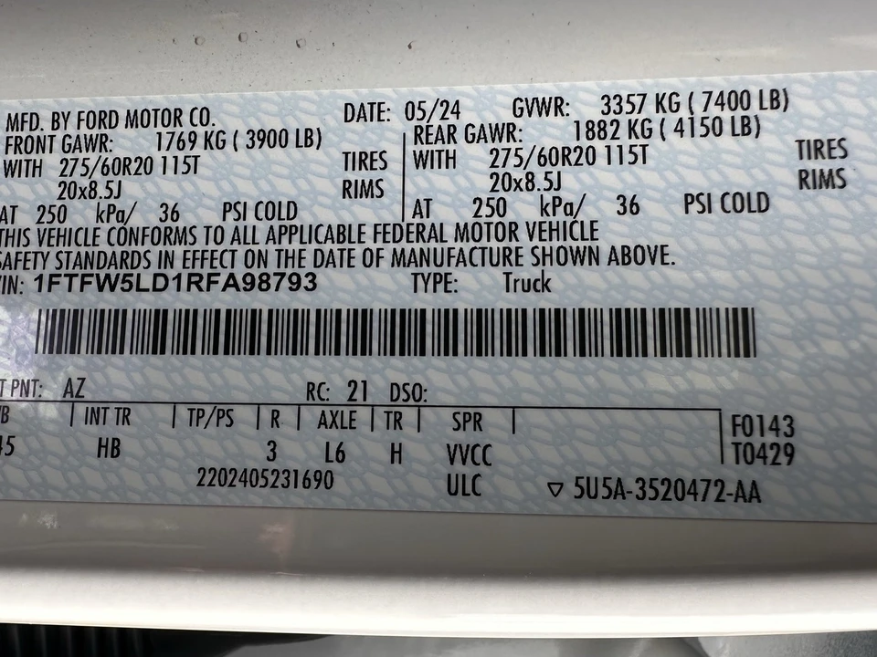 2024 Ford F-150 14th Gen - Image 31 of 31