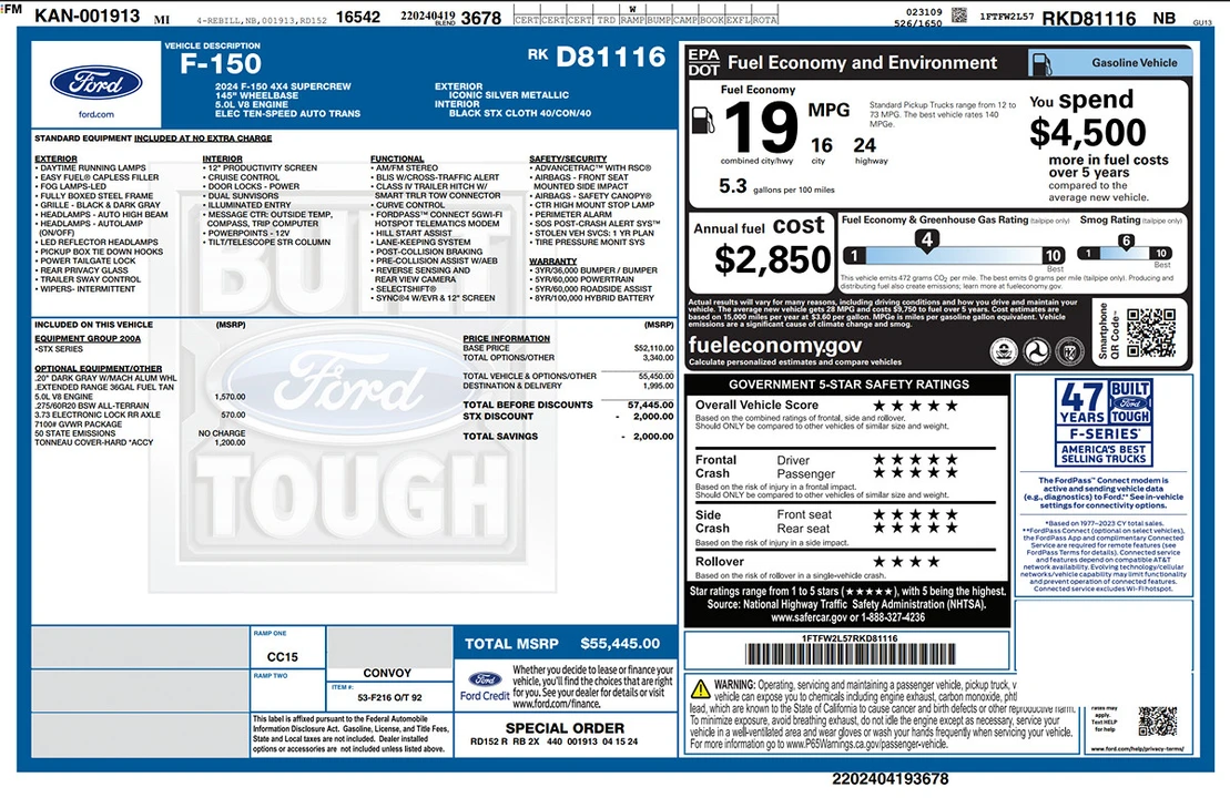 2024 Ford F-150 14th Gen - Image 2 of 22