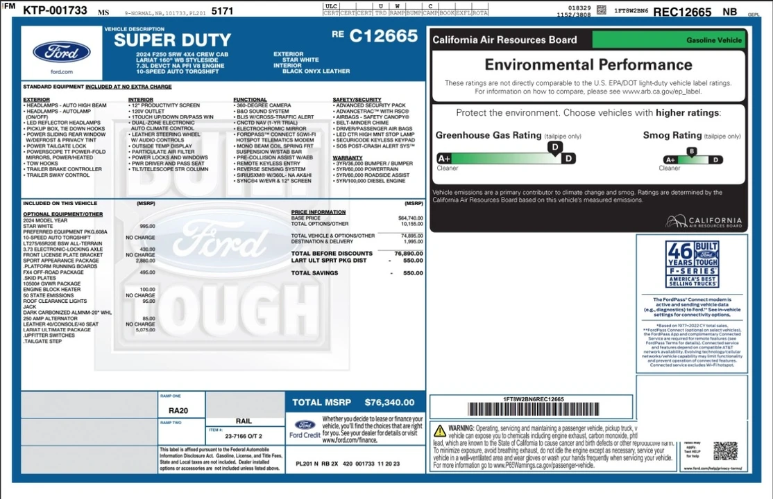 2024 Ford Super Duty 4th Gen - Image 5 of 12