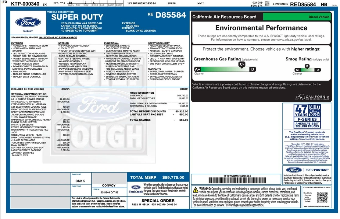 2024 Ford Super Duty 5th Gen - Image 5 of 21