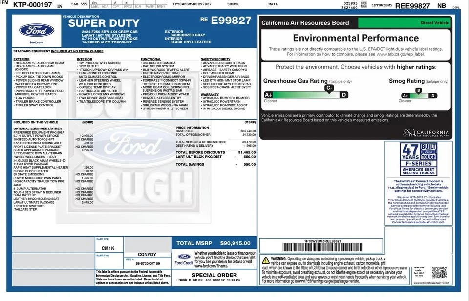 2024 Ford Super Duty 5th Gen - Image 17 of 17