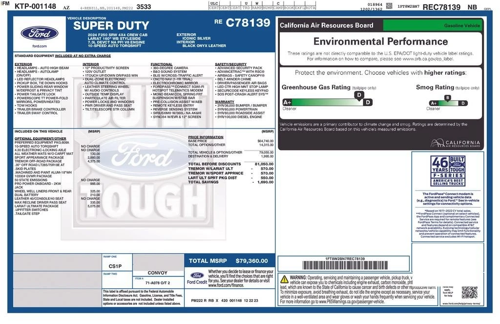 2024 Ford Super Duty 5th Gen - Image 2 of 2