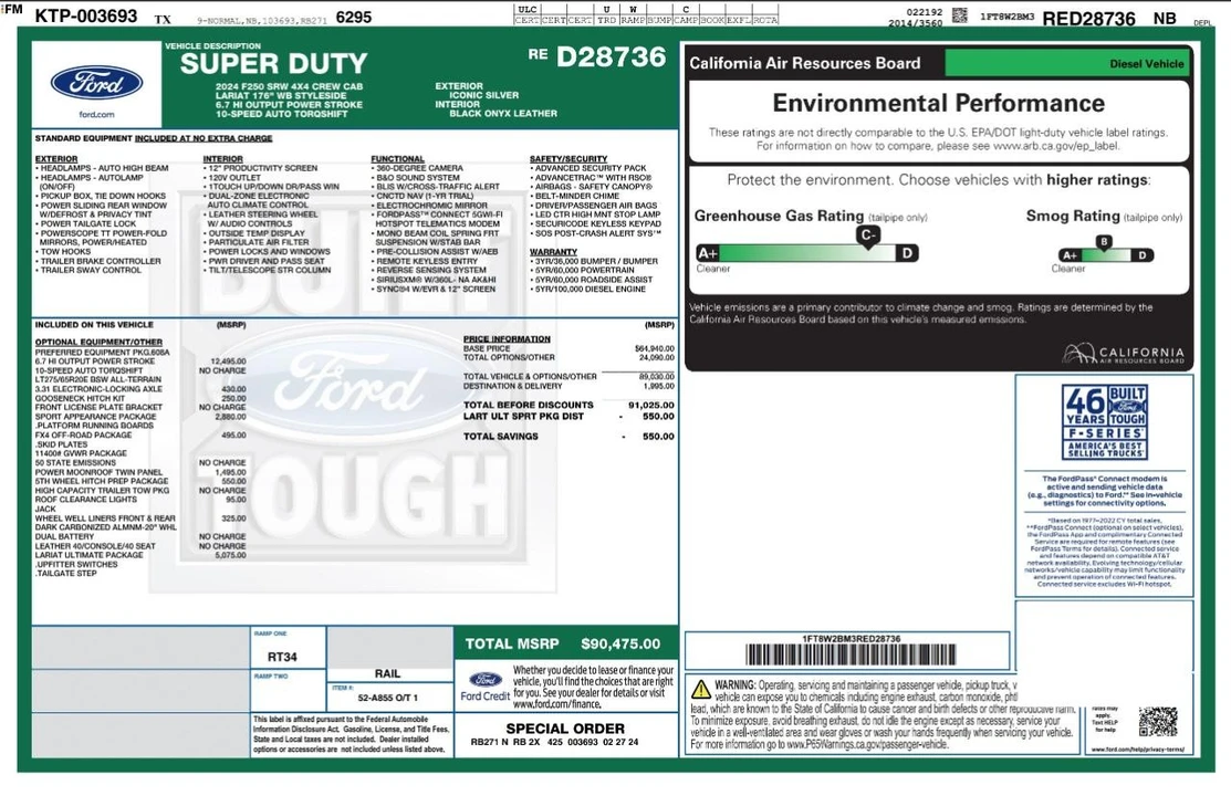 2024 Ford Super Duty 5th Gen - Image 3 of 31